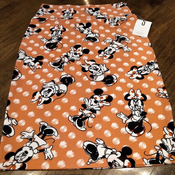 Lula Roe Disney Minnie Mouse Cassie Skirt size S